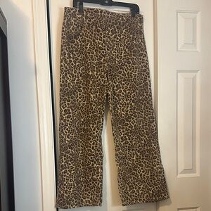 American Eagle low rise baggy wide leg jeans